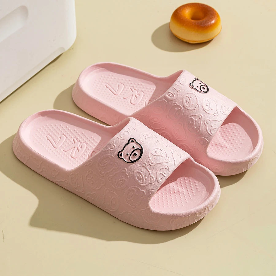 Cute Bear Indoor Leisure Shoes