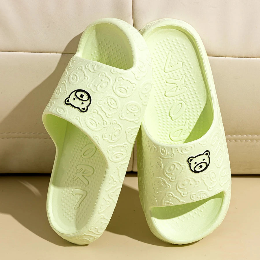 Cute Bear Indoor Leisure Shoes