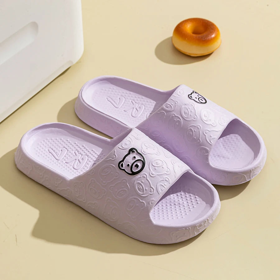 Cute Bear Indoor Leisure Shoes