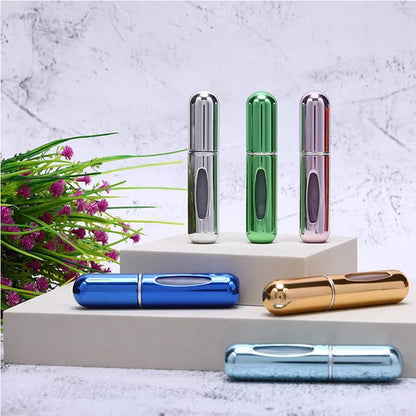 Mini Travel Perfume Bottle – Bottom-Charge Refillable Spray for Liquids