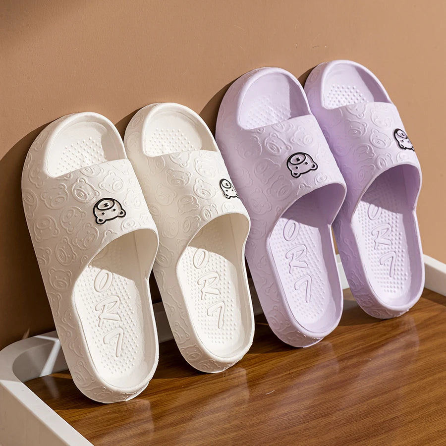 Cute Bear Indoor Leisure Shoes