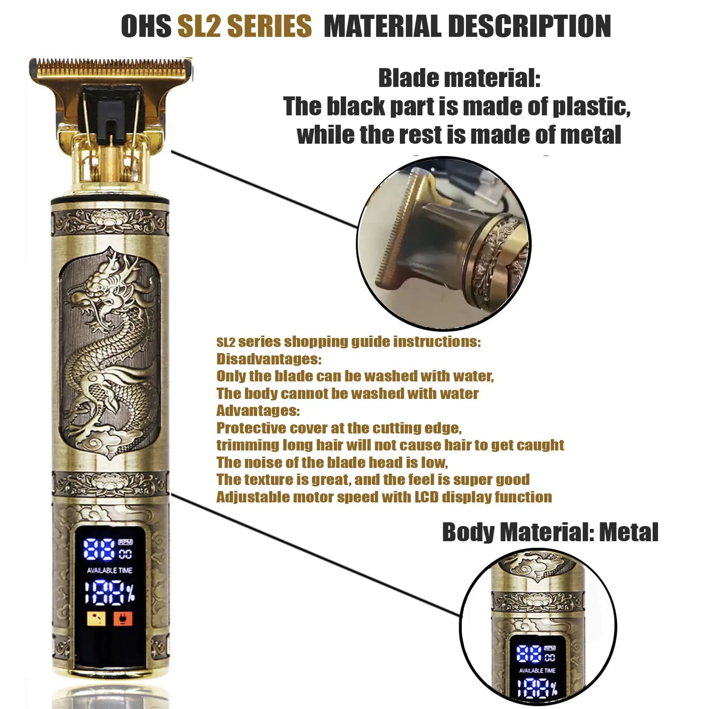 T9 Pro Grooming Clipper – Beard, Body & Hair Trimmer for Men