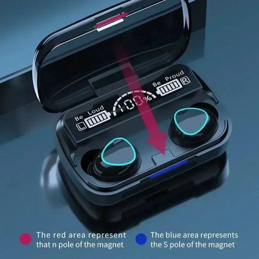 M10 Waterproof TWS Earbuds – Music Headset for Mobile & Fitness