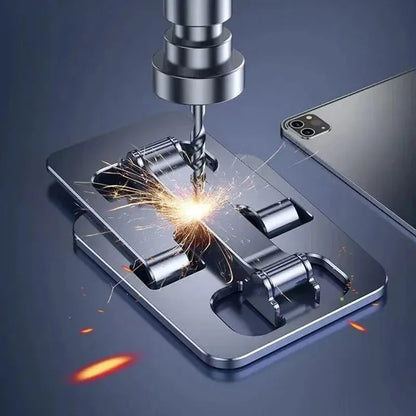 Universal Aluminium Tablet & Phone Stand – Adjustable & Foldable