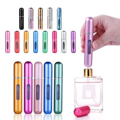 Mini Travel Perfume Bottle – Bottom-Charge Refillable Spray for Liquids