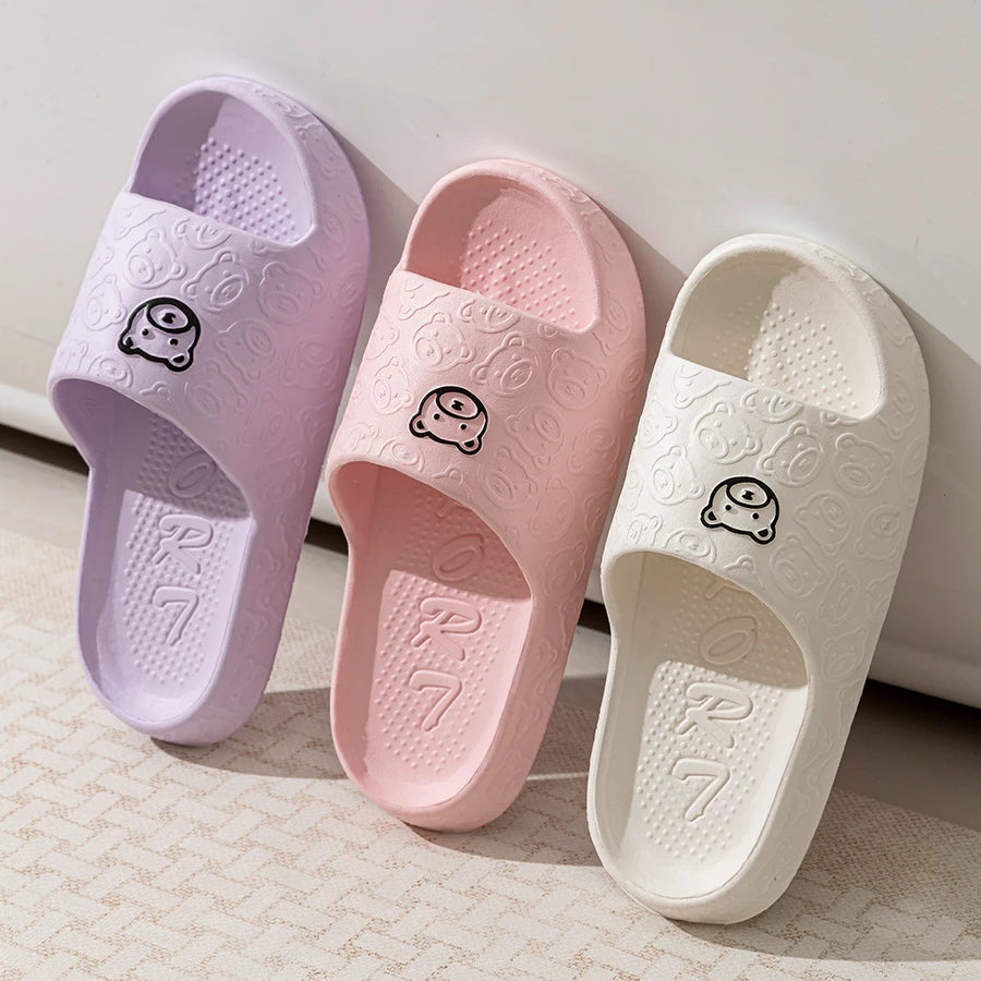 Cute Bear Indoor Leisure Shoes