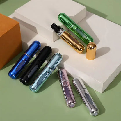 Mini Travel Perfume Bottle – Bottom-Charge Refillable Spray for Liquids
